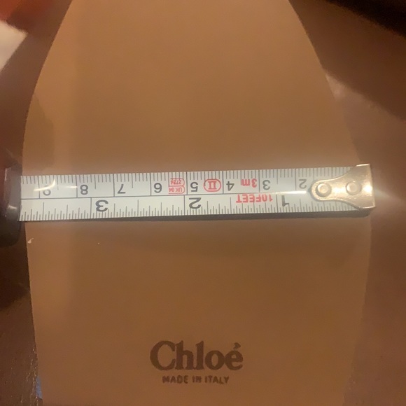 π Chloe | Woody Flat Mule Slides Sandal Light Blue 36 NIB - Picture 4 of 6